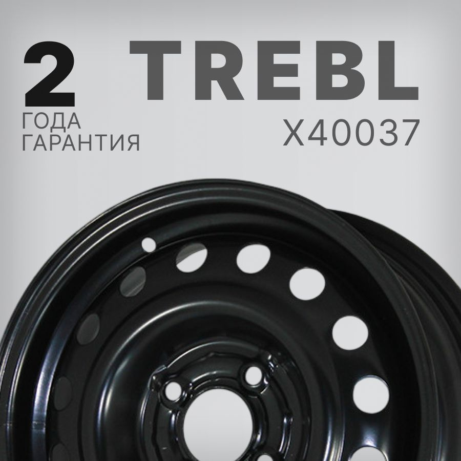 Trebl X40037 Колесный диск Штампованный 14x5.5" PCD4х100 ET45 D60.1 #1