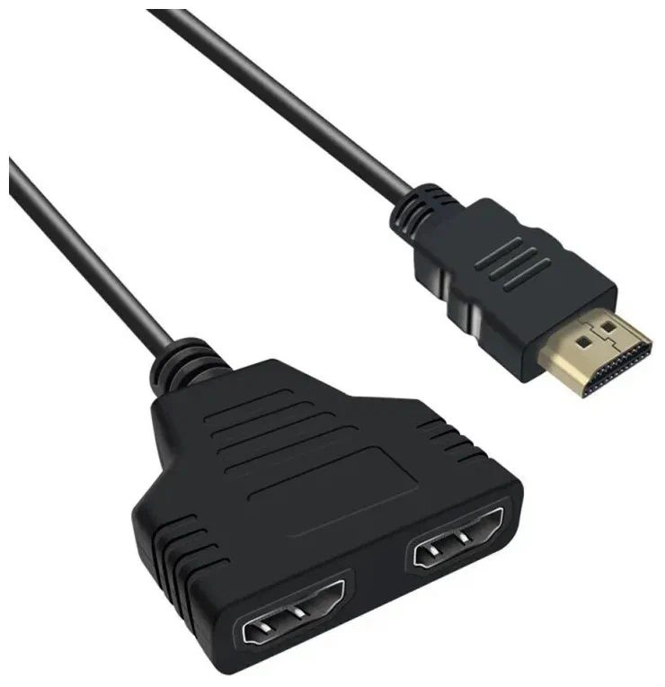 Разветвитель-сплиттер HDMI 1 штекер вход - 2 гнезда выход #1