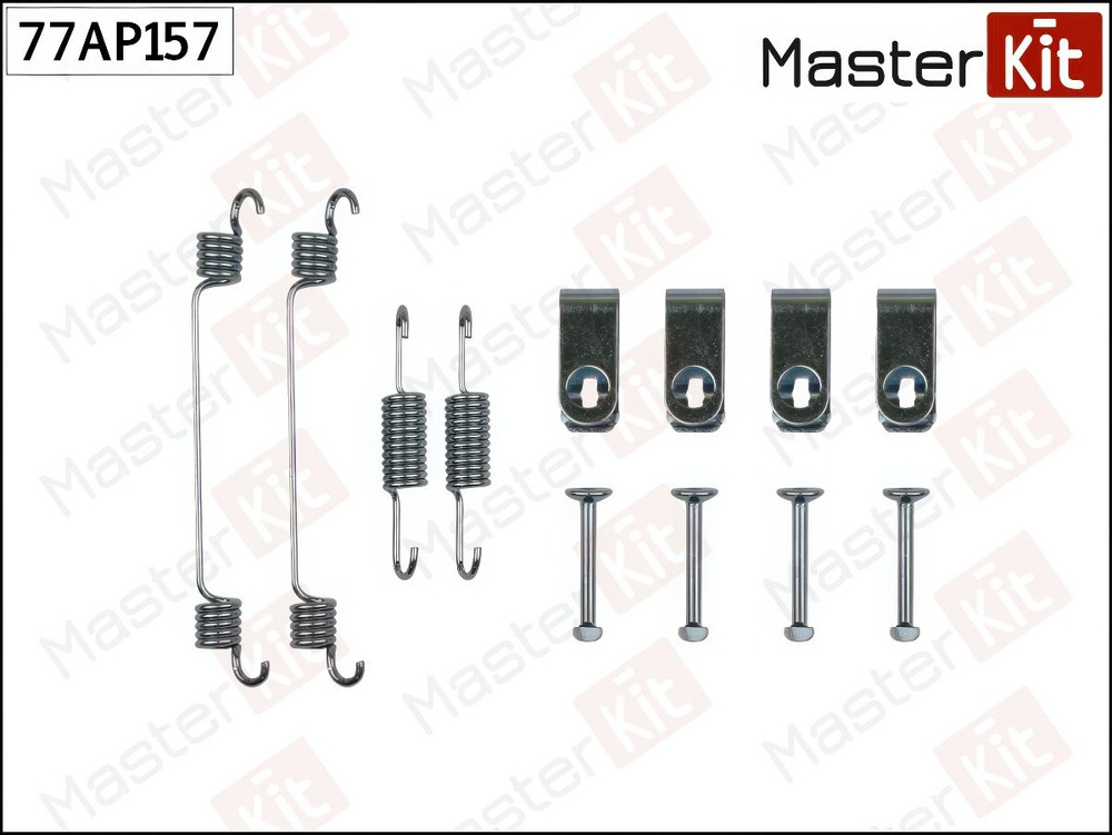 Установочный комплект барабанных колодок для Хендай Санта фе 3 77AP157 MASTERKIT #1