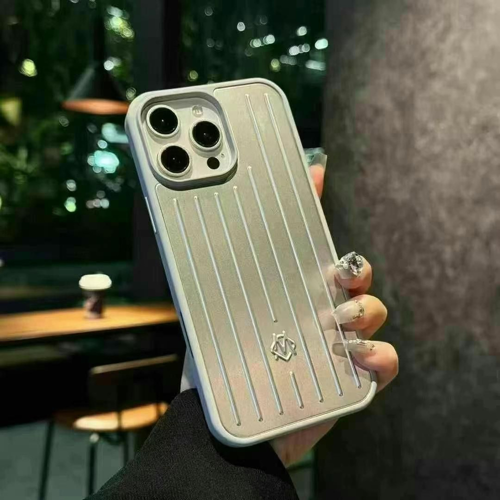 Чехол для смартфона RIMOWA iPhone 15 Pro Max Luxury Aluminum