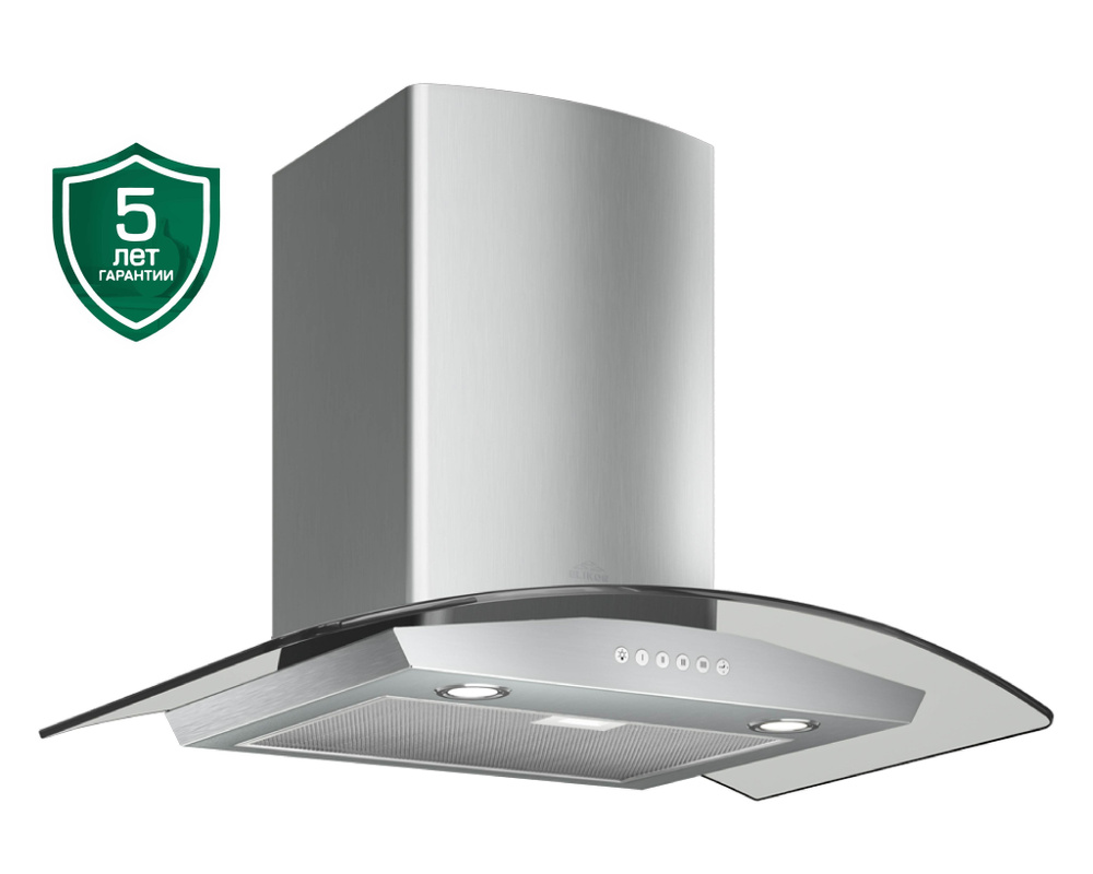 Elikor Аметист S4 60Н-700-Э4Д 59,6 см Вытяжка кухонная, 700 куб.м, серебряная #1