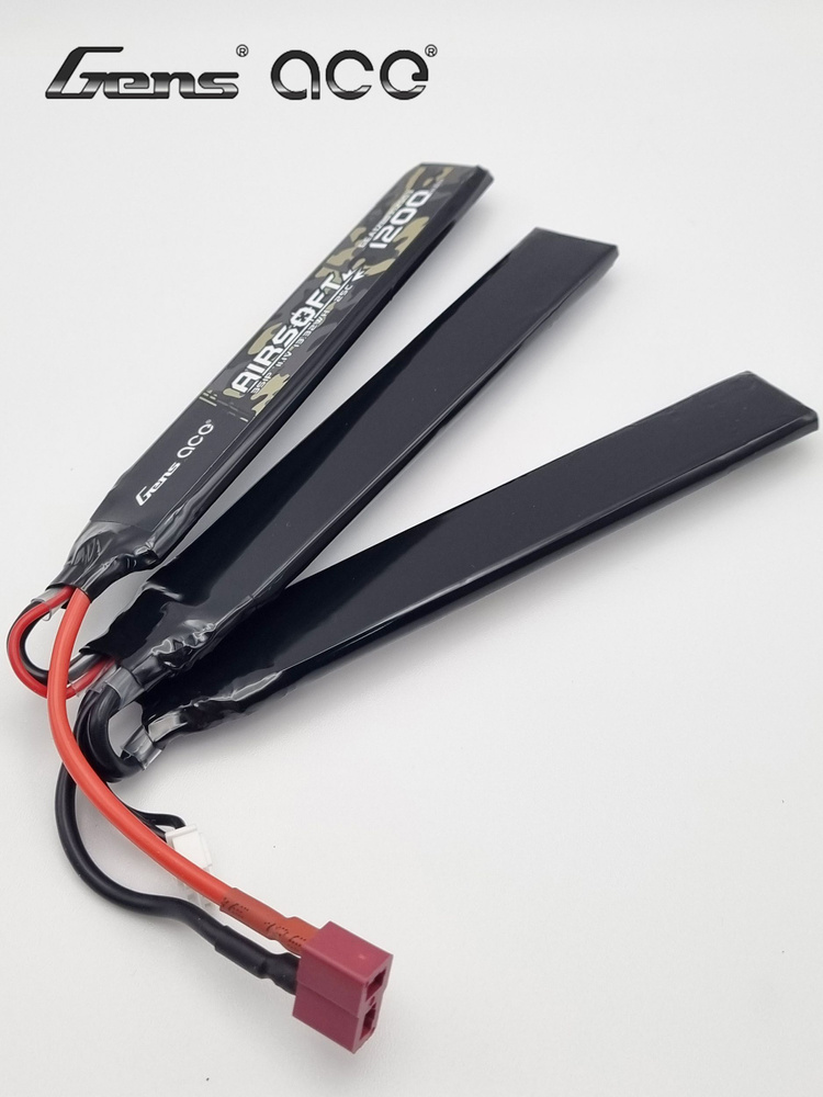 Аккумулятор LiPo 11.1V 1200mAh 25C нунчаки (Gens ACE) (Т-коннектор ...