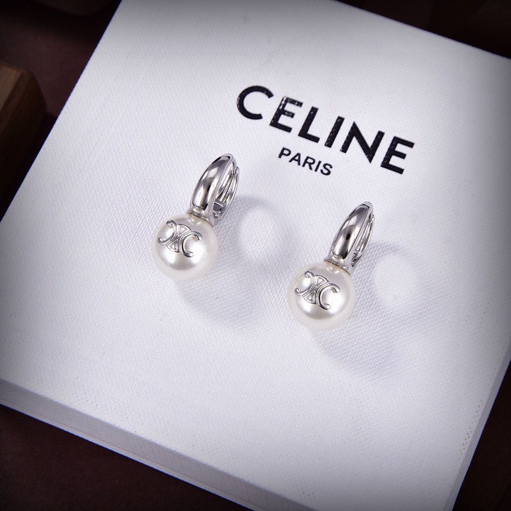 CELINE Серьги кольца #1