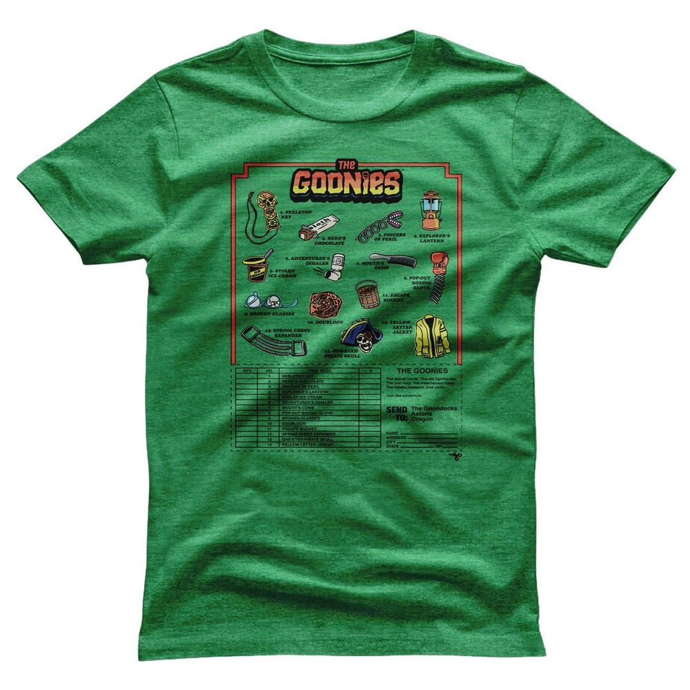 Футболка Officially Licensed The Goonies T-Shirt Mens Mail Order Accessories- #1