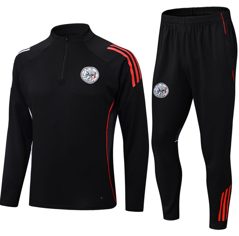 Форма футбольная 2526 Black Ajax Half-Zip Training Top and Pants Set #1