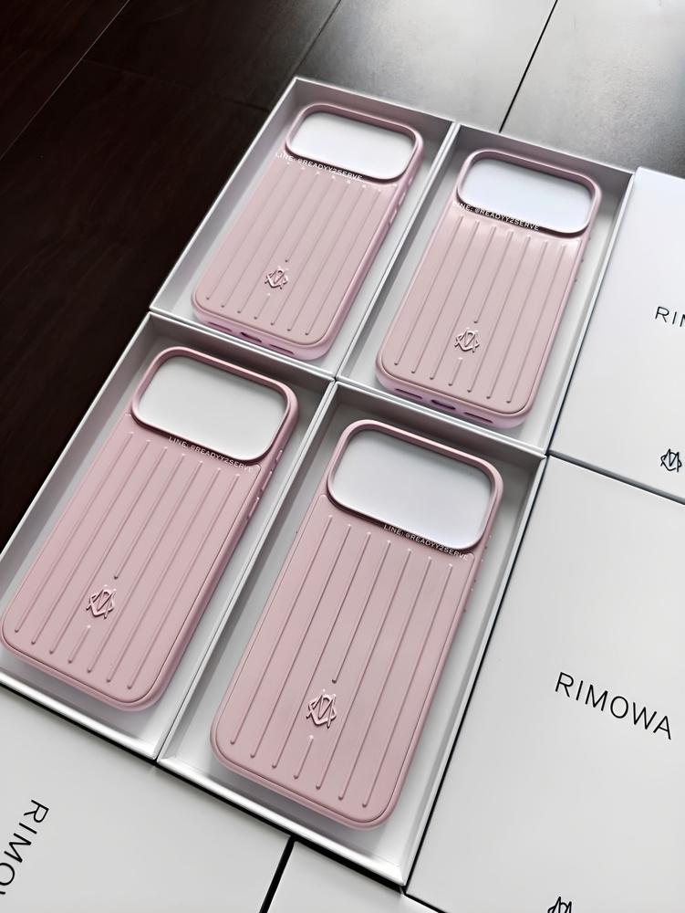 Чехол rimowa Case for iPhone 17 pro MAX pink розовый MagSafe