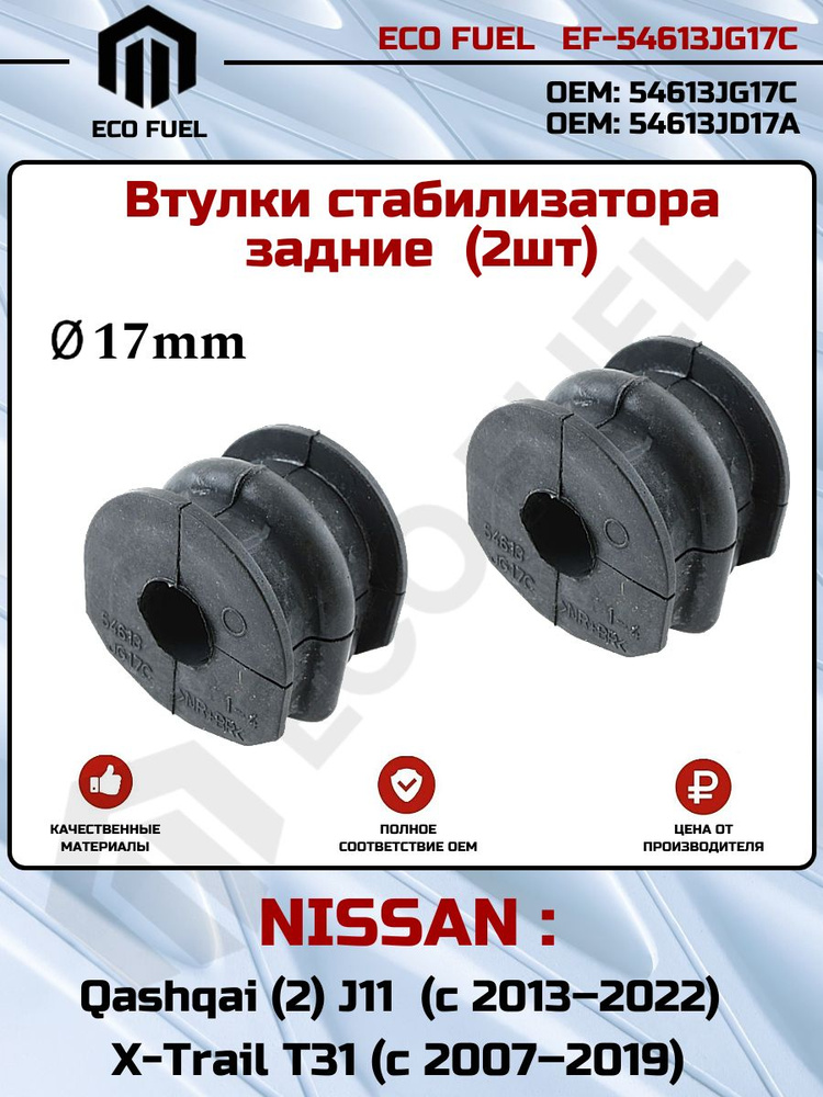Втулка стабилизатора Nissan AD 99-16 / Juke 10-20