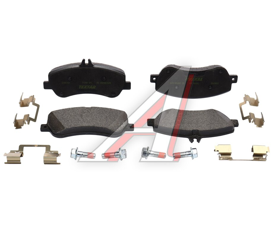 Колодки тормозные mercedes glk (x204) (08-) передние (4шт.) textar #1