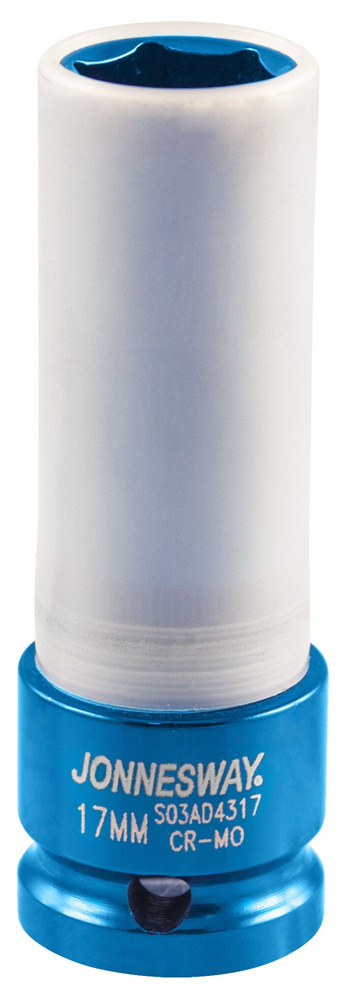 Головка ударная тонкостенная для колёсных дисков 1/2" DR шестигранная удлинённая 17мм (AT-IS12-38)