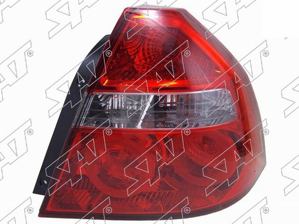 Фонарь задний Chevrolet Aveo 05-11 / Daewoo Gentra 05-11 (Справа/ 4D SED)