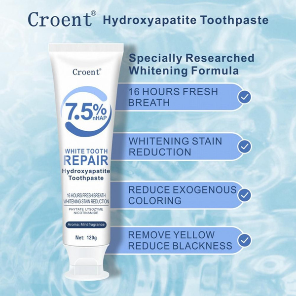 Зубная паста Croent Hydroxyapatite 120 г купить на OZON по низкой цене ...