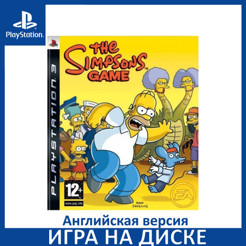Игра The Simpsons Game (Симпсоны) PS3 Диск на PlayStation