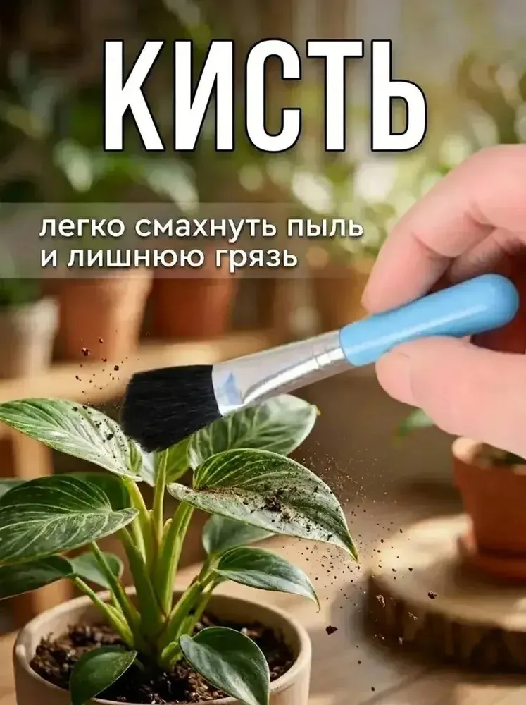 Набор садовых инструментов для комнатных растений 5 в 1, вариант, фото 4