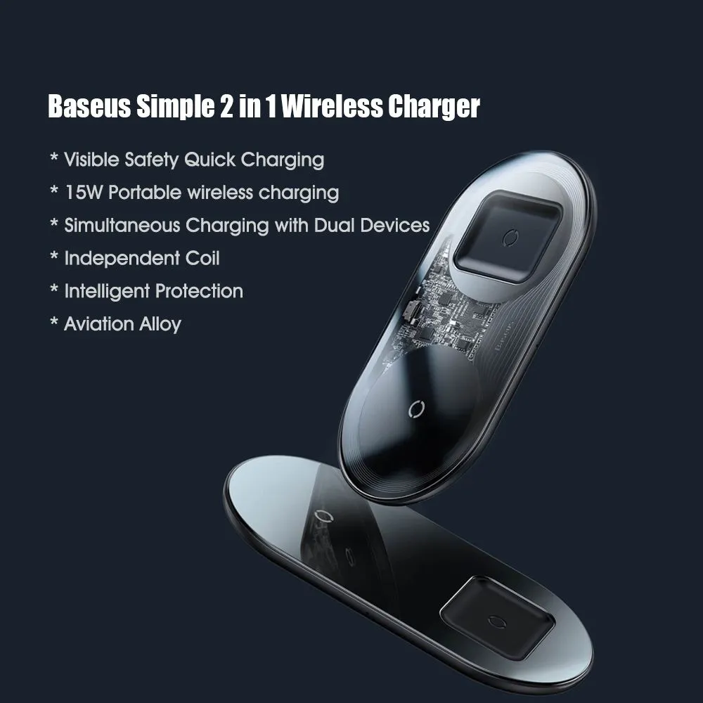 Baseus Simple 2in1 Wireless 18W Max