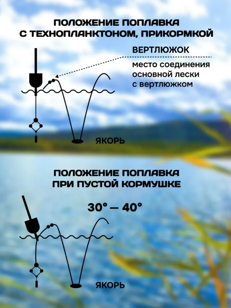Оснастка для ловли толстолобика 2шт (Убийца толстолоба) / готовая снасть  #2