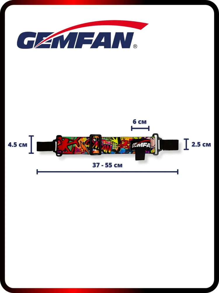 Gemfan headstrap for FPV goggles