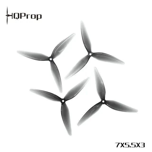 HQProp 7x5.5x3 Gray 3-blade propeller