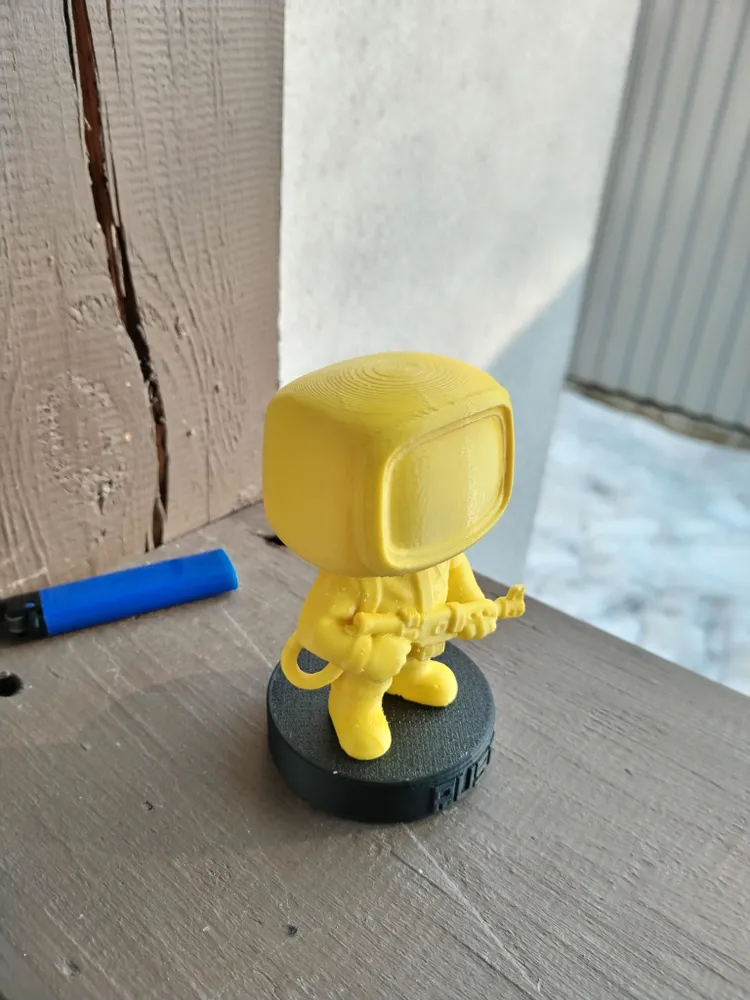 Хазмат, желтый, 12см