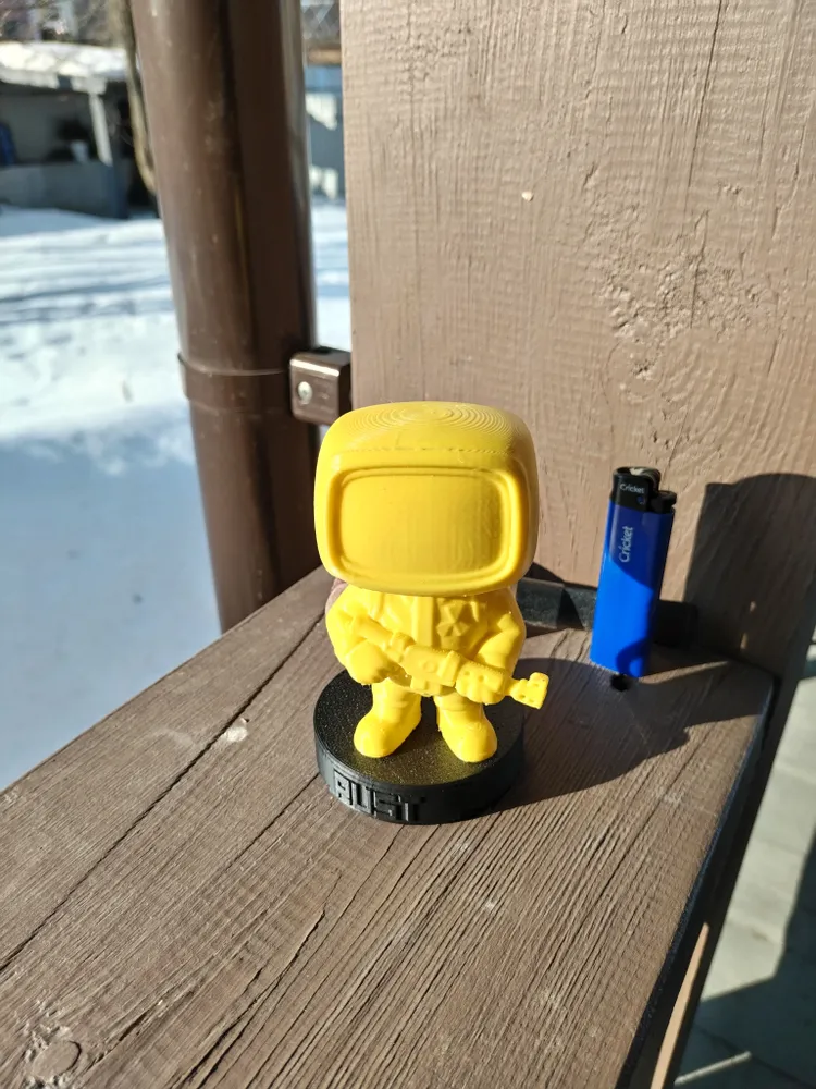 Хазмат, желтый, 12см