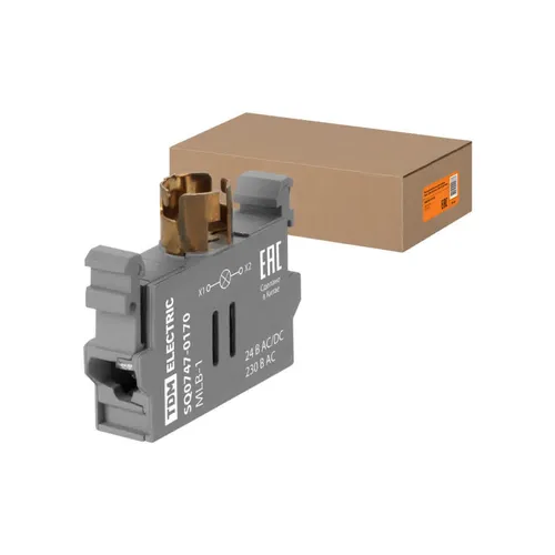 Блок для лампы или светодиода MLB-1 2 Вт 230 В АС и DC, TDM SQ0747-0170