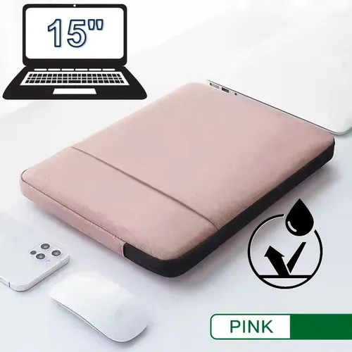 Чехол для ноутбука до 15" (розовый)