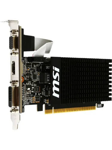 MSI Видеокарта MSI GT 710 2GD3H LP Видеокарта PCI-E nVidia GeForce GT 710 2048Mb 64bit DDR3 954/1600