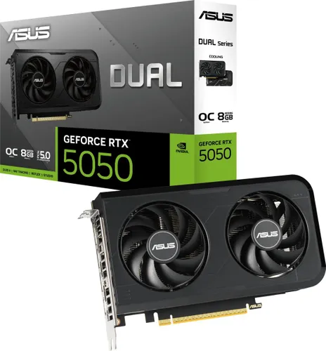 ASUS Видеокарта GeForce RTX 5050 90YV0N72-M0NA00 8 ГБ (90YV0N72-M0NA00)