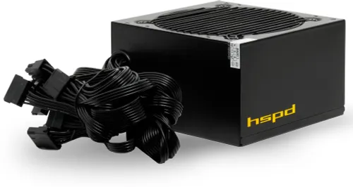 Блок питания ATX 700W HSPD HSK-700WN-BK 80+ (APFC/3xMolex/6xSATA/2x(6+2)pin/120mm)