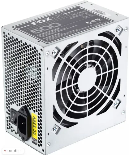 Блок питания ATX 500W FoxLine FL500S-80 80+ (APFC/3xSATA/1xMolex/6+2pin/120mm) OEM