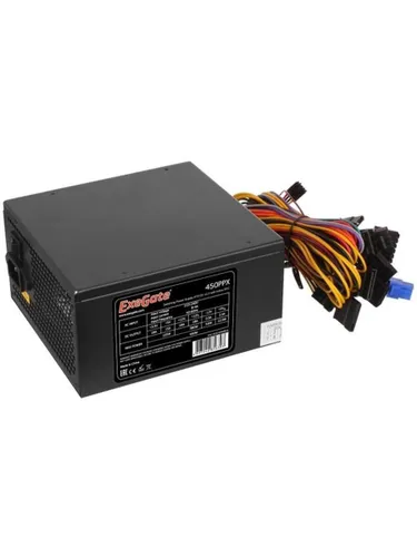 ExeGate EX221640RUS-S Блок питания 450PPX , 450Вт, 120мм, черный