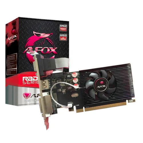 AFOX Видеокарта AFOX AFR5230-2048D3L5 Видеокарта R5 230 2GB DDR3 64Bit, LP Single Fan 2 ГБ (AFR5230-