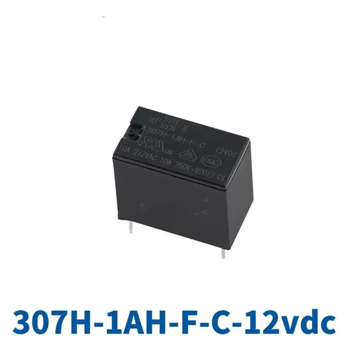 Реле мощности 307H-1AH-F-C 12VDC, 10A, 4-контактное, для бытовой техники и PCB