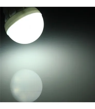 Светодиодная лампа E27. 9Вт. Цвет свечения: Холодный белый. 1 штука