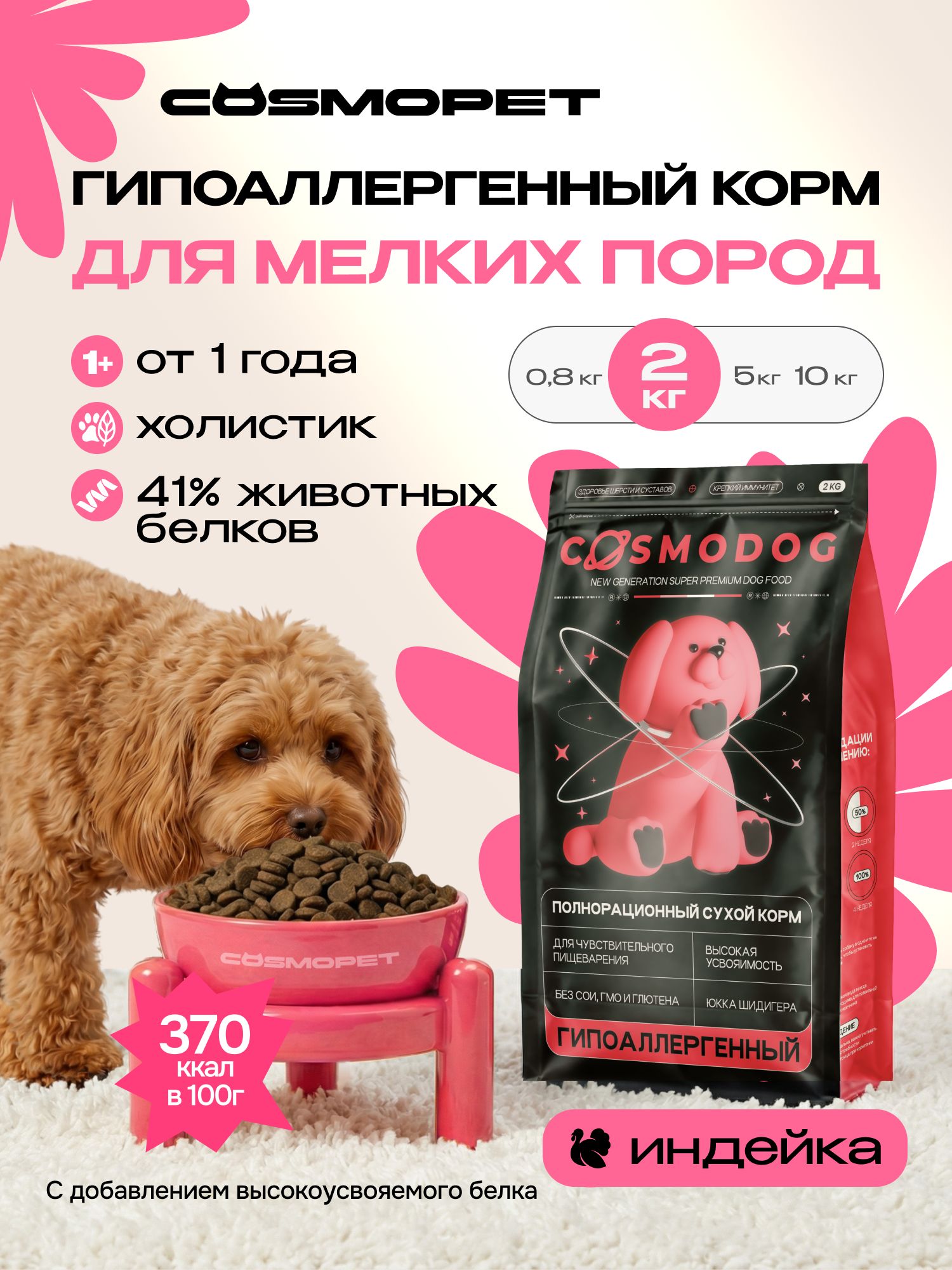 【cogitoergosum様】おまとめページ^o^ Корм для собак сухой Cosmodog от Cosmopet для мелких пород с