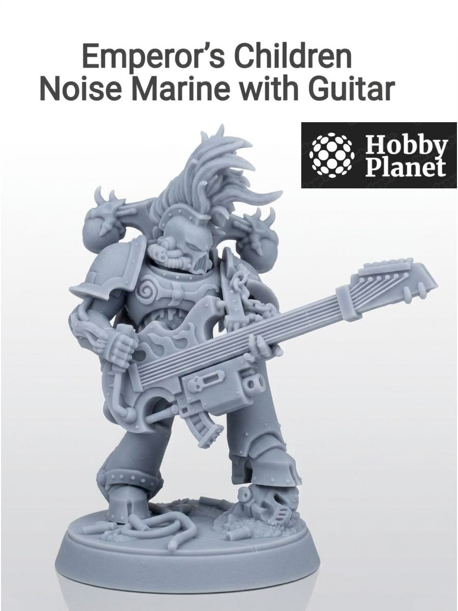 Warhammer 40000 Emperors Children Noise Marine with Guitar