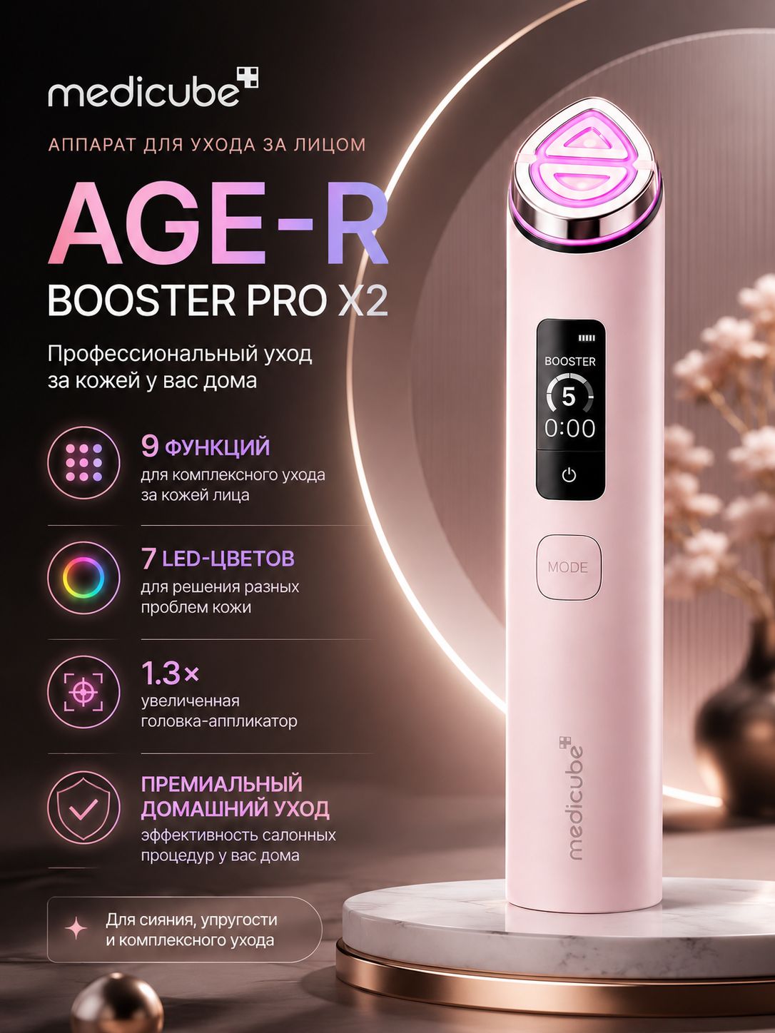 Medicube AGE-R Booster Pro X2 9 в 1 Усовершенствованный