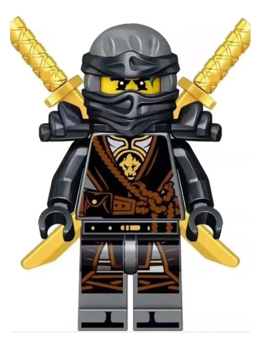 Фигурка Коул в костюме серого ниндзя / Ниндзяго / Минифигурка Ninjago