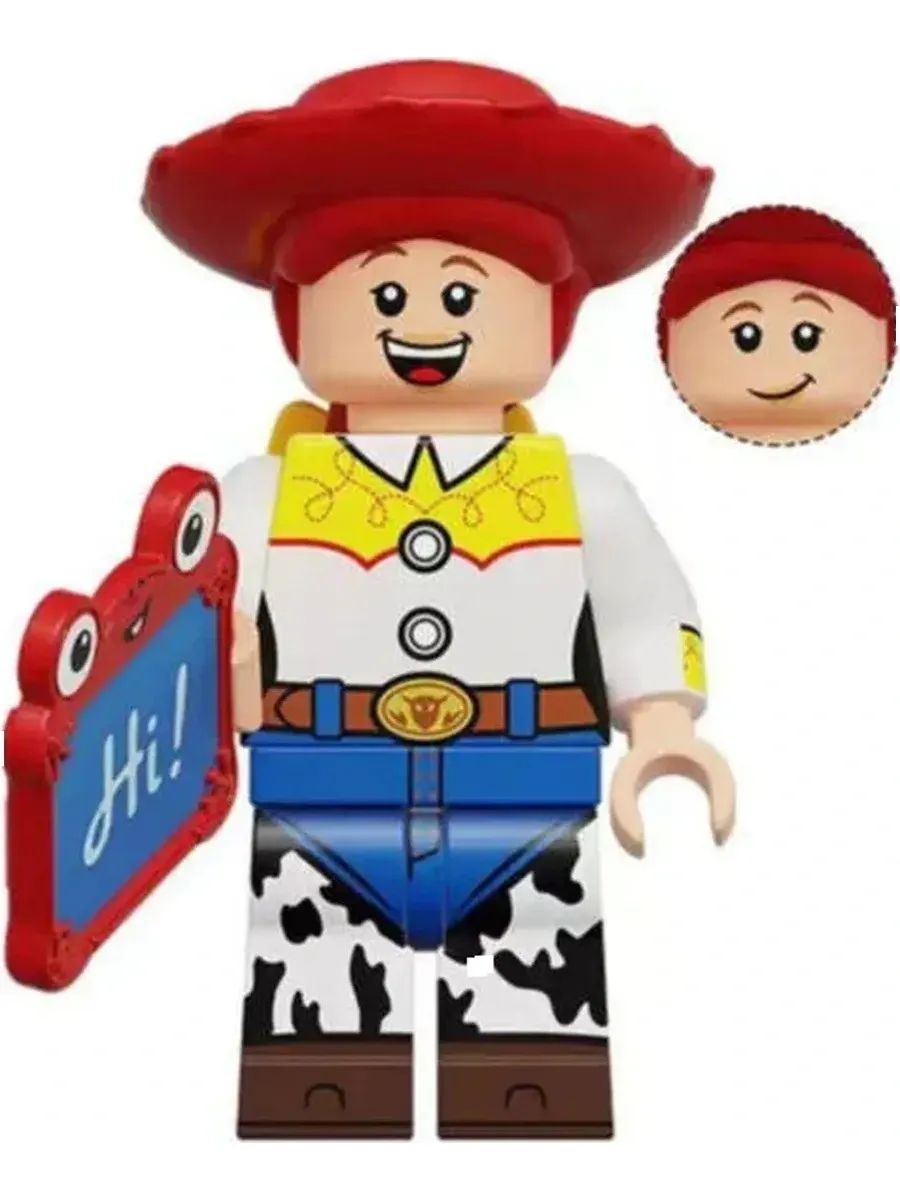 Фигурка Джесси с табличкой "Hi", Toy Story История игрушек