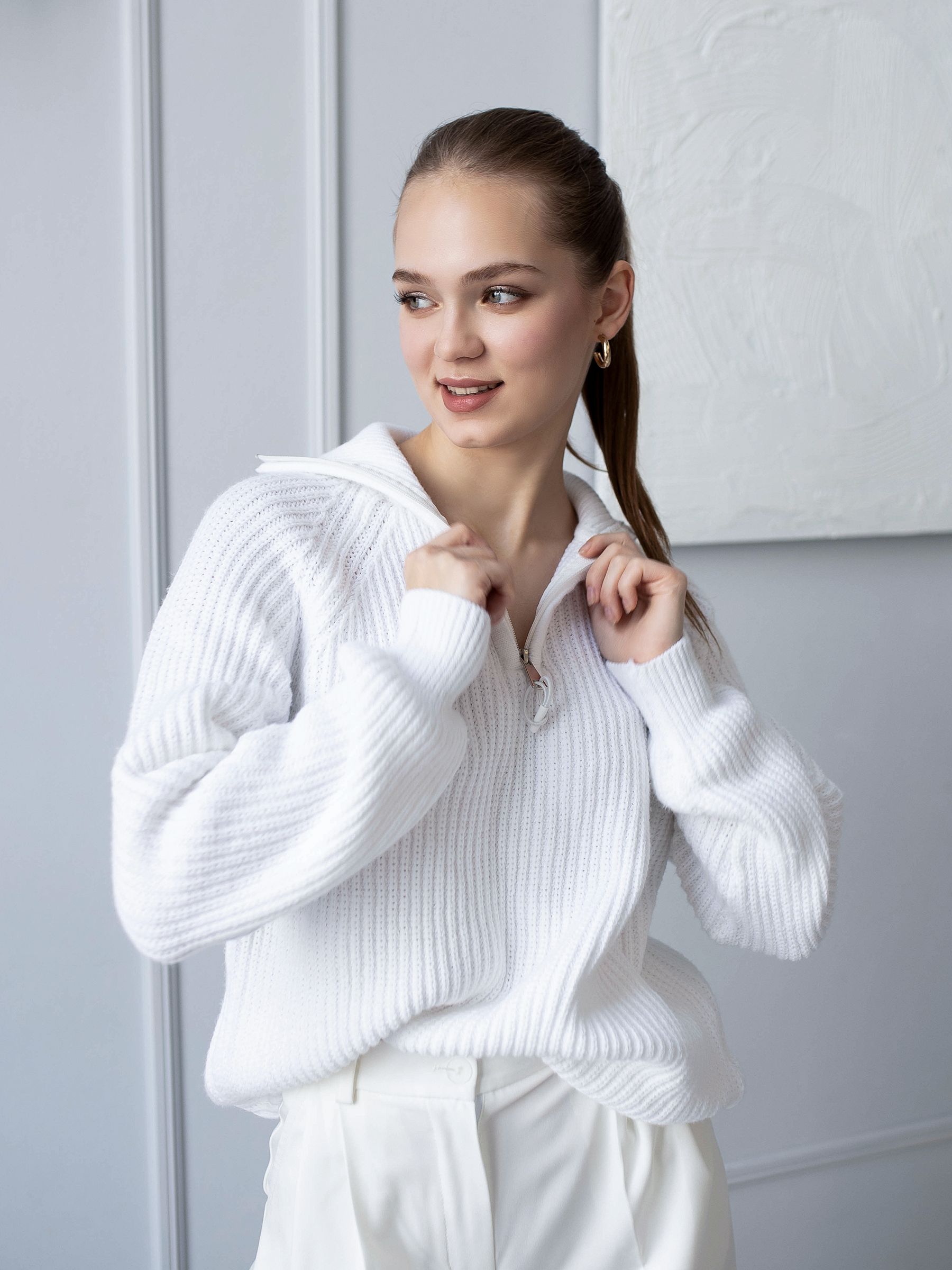 Свитер Оверсайз - купить с доставкой по выгодным ценам в интернет ...