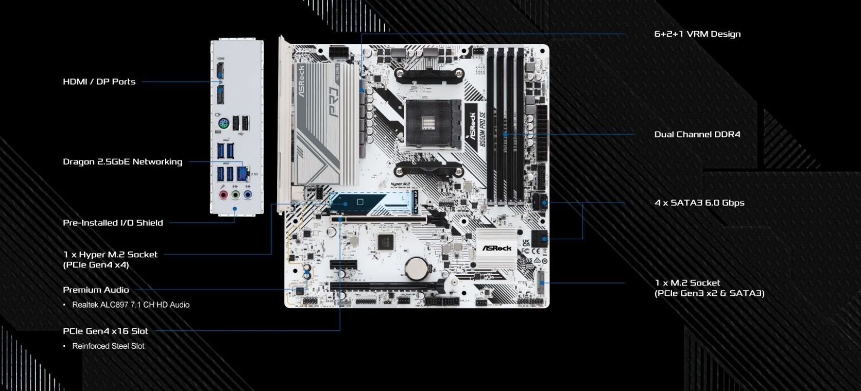 B650m pro rs. ASROCK b550m pro4. ASROCK b660m Pro RS. Белая материнская плата am4 b550. ASROCK b650m Pro RS