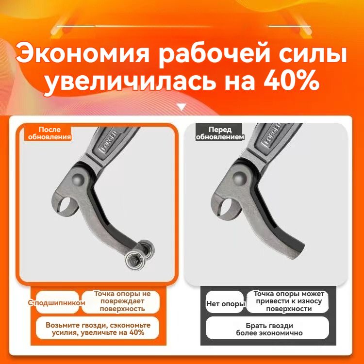 фомка гвоздодер/Экономия рабочей силы на 40% - купить с доставкой по ...