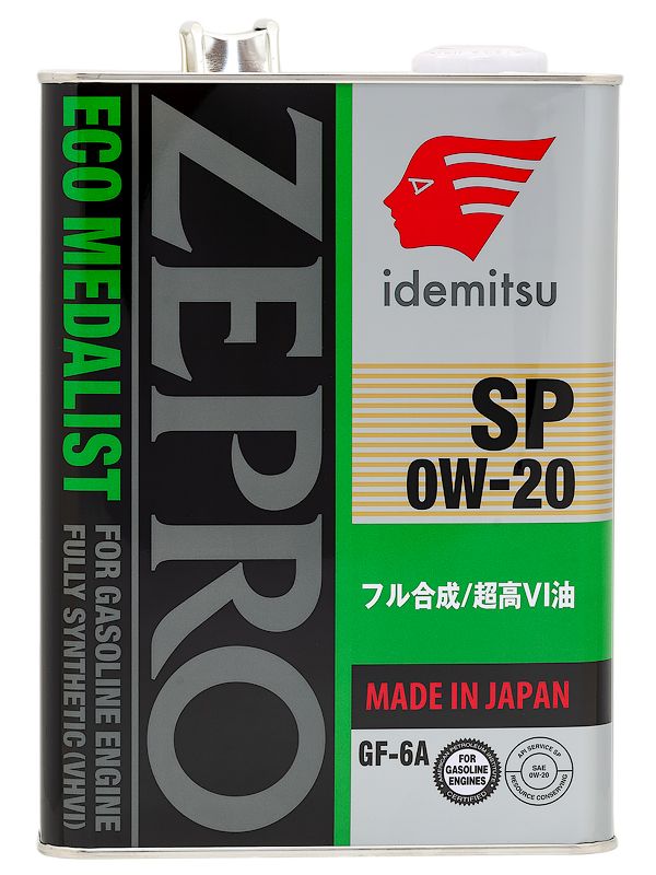 ao Масло моторное IDEMITSU ZEPRO ECO MEDALIST FS SP/GF-6A 0W-20