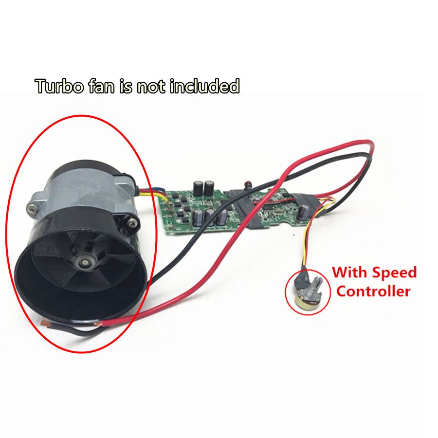 ОригинальныйДрайвер12V16AСПереключателемРегулировкиСкоростиДляМеталлическойАвтомобильнойЭлектрическойТурбиныМощностью16,5А,Турбонаддув
