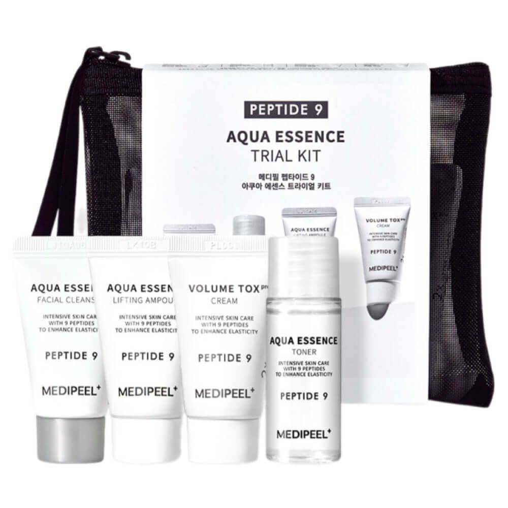 MEDIPEELPeptide9AquaEssenceTrialKitАнтиоксидантныйнаборминиатюрсэффектомлифтинга