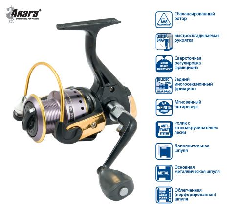 Катушка Akara Compass 30 XTA 4+1bb з/ш match