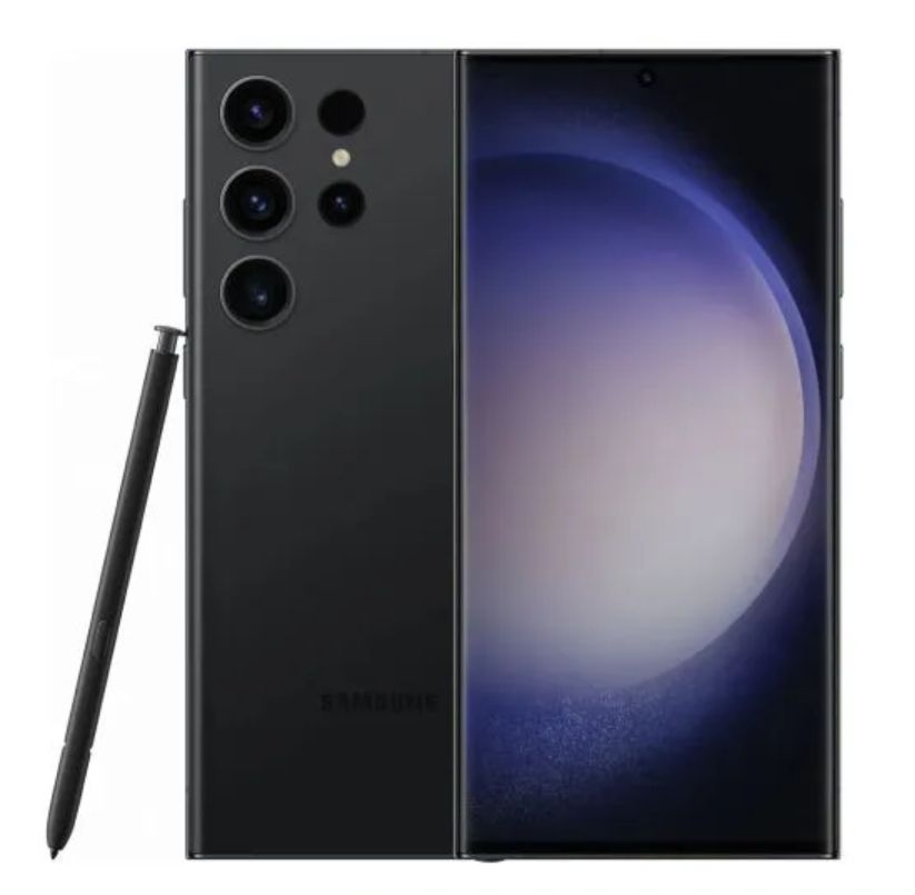 SamsungСмартфонGalaxyS23Ultra(SM-S918N)100%поддержкарусскогоязыка,1SIM-карта12/512ГБ,Nano-SIM,черный
