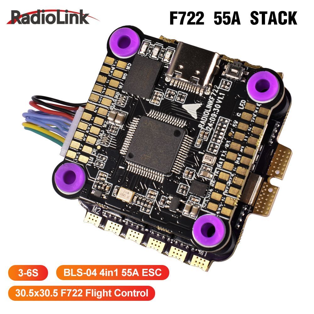 Radiolink F722 55A BLS-04 4in1 ESC stack