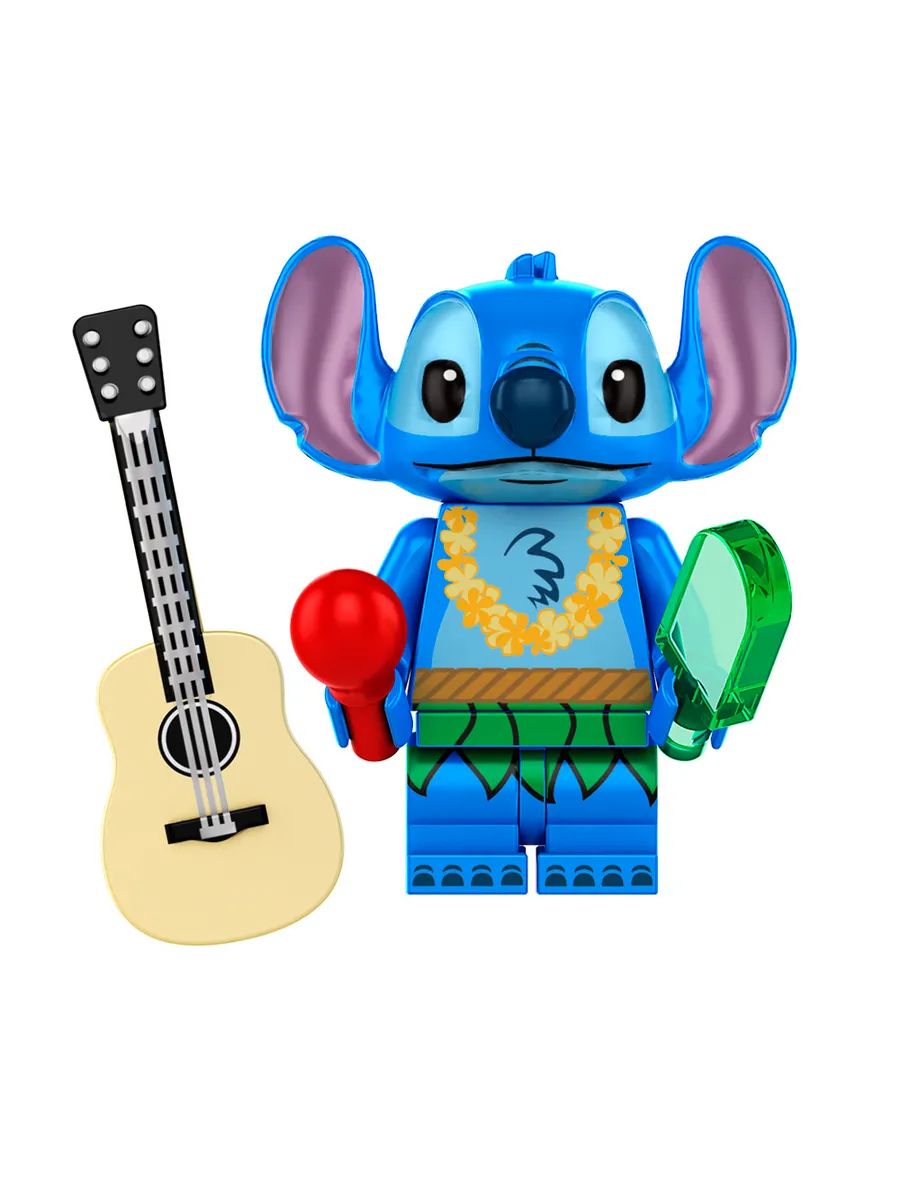 Фигурка Стич на пляже / Lilo & Stich / Коллекционная Минифигурка