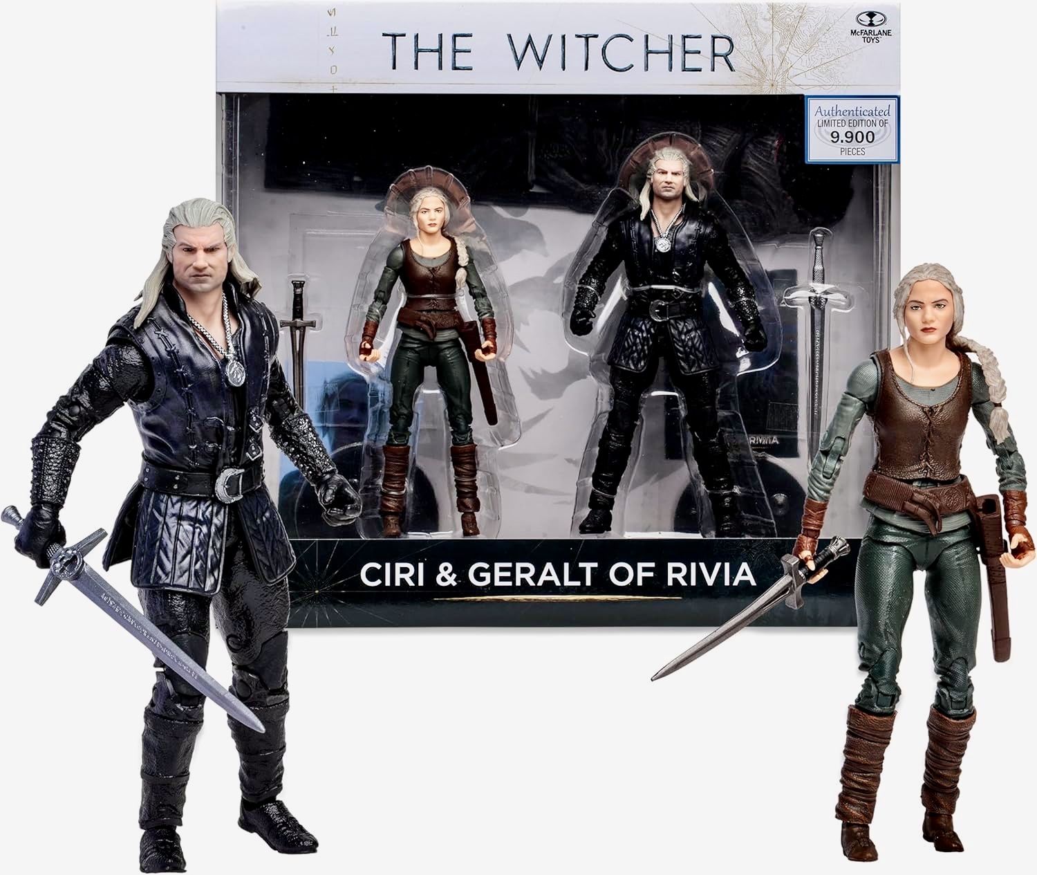 Фигурки МакФарлейн Ведьмак / McFarlane Toys Цири и Геральт из Ривии (3-й сезон) 7