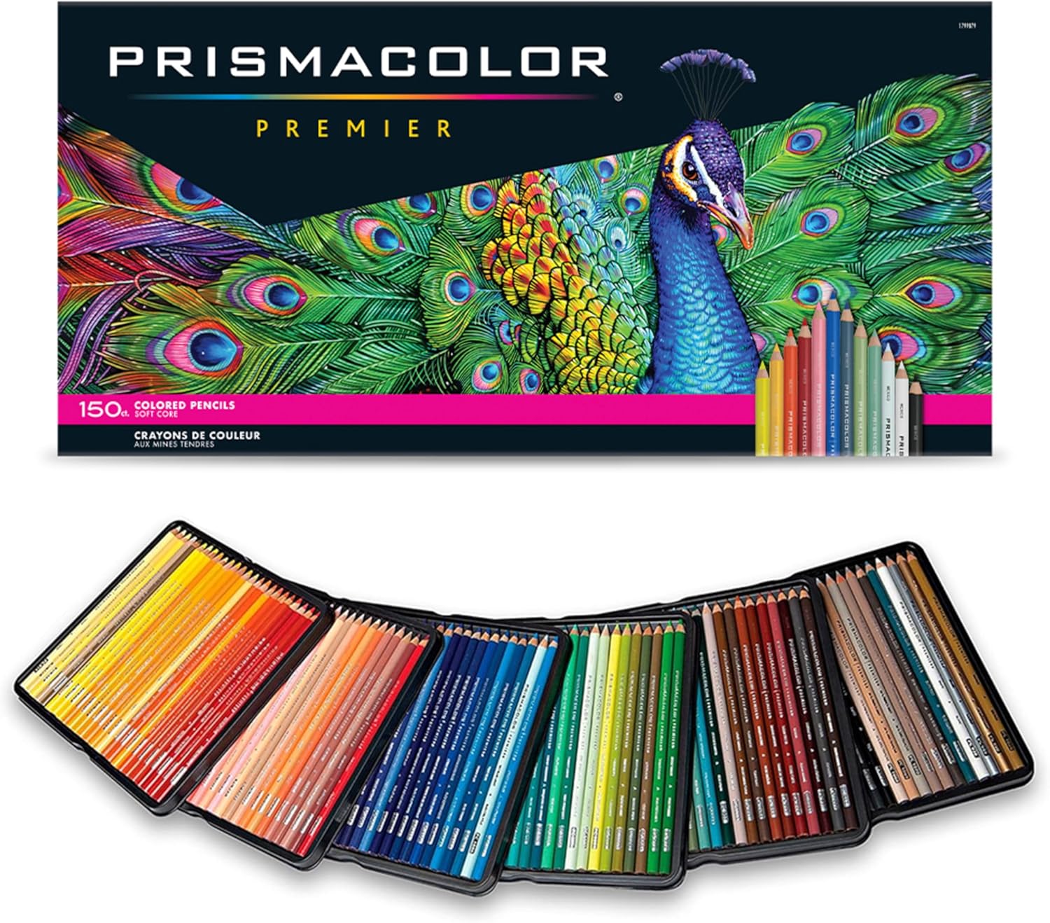 PRISMACOLOR PREMIER 150色油性色鉛筆セット Prismacolor Набор карандашей, вид карандаша: Масляный, 150 шт